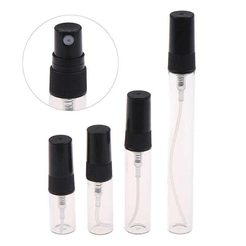 

1 шт. 2/3/5/10 мл мини распылитель парфюмерный стеклянный многоразовый распылитель пустые флаконы многоразовые