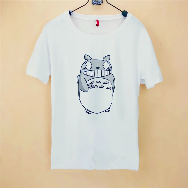 

Cotton women t shirt girl cotton tees tops Women blouses good Quality T shirt women Bird heart and Cat Printed