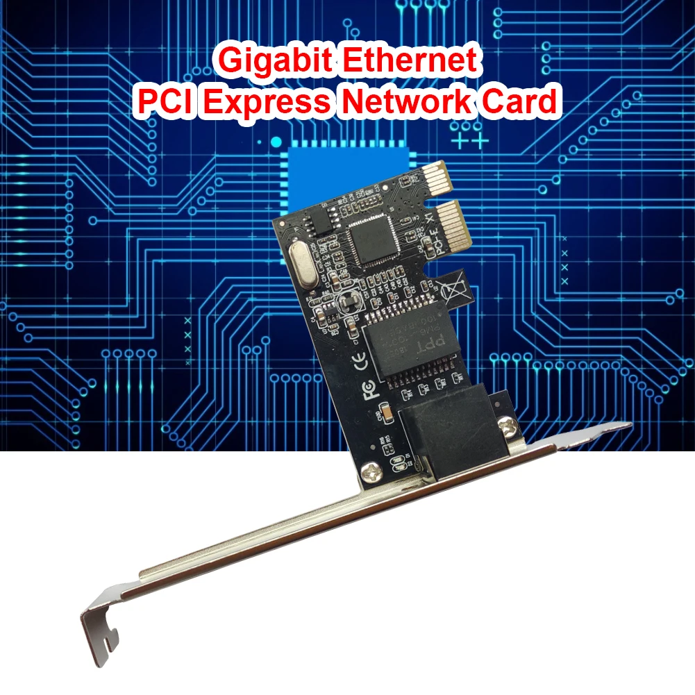 Сетевой адаптер 10/100 Мбит/с Gigabit Ethernet PCI Express PCI-E | Компьютеры и офис