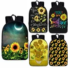 Рюкзак с подсолнухами galaxy moon, Модный женский и мужской рюкзак, детские школьные сумки для подростков, школьный рюкзак для мальчиков и девочек, Книжная сумка