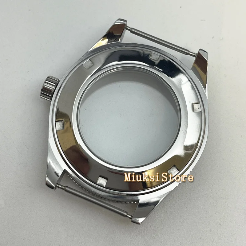 Чехол для часов 42 мм Серебристый NH35 NH36 чехол с рамкой из твердого сапфирового