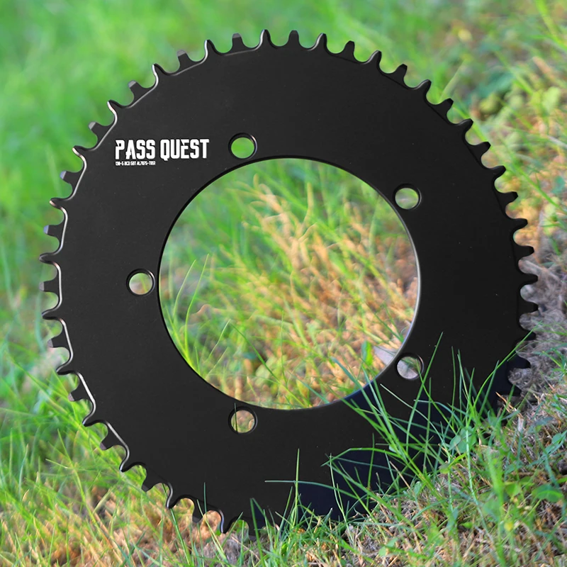 PASS QUEST 130BCD 5 коготь закрытый круглый диск Овальный велосипед узкая широкая цепь из