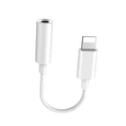 Адаптер Lighting на аудиоразъем 3,5 мм для iPhone 7 8 Plus X XR XS 11 12 Pro Max SE, стерео звуковой адаптер, соединительный кабель для наушников