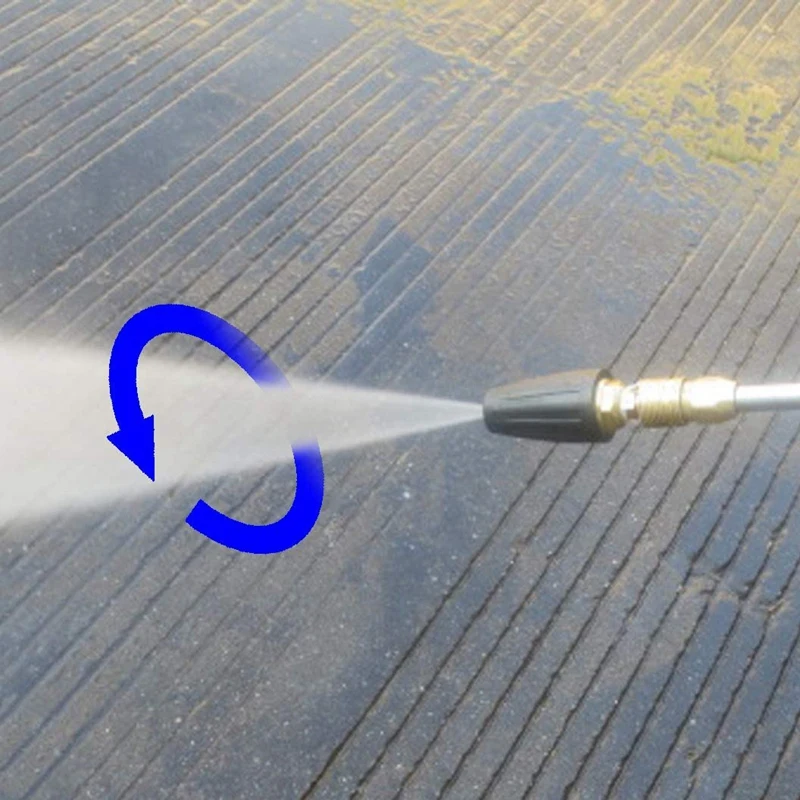 

Turbo Nozzle for Pressure Washer, Rotating Nozzle and 5 Tips, 1/4 Inch Quick Connect 3600 PSI