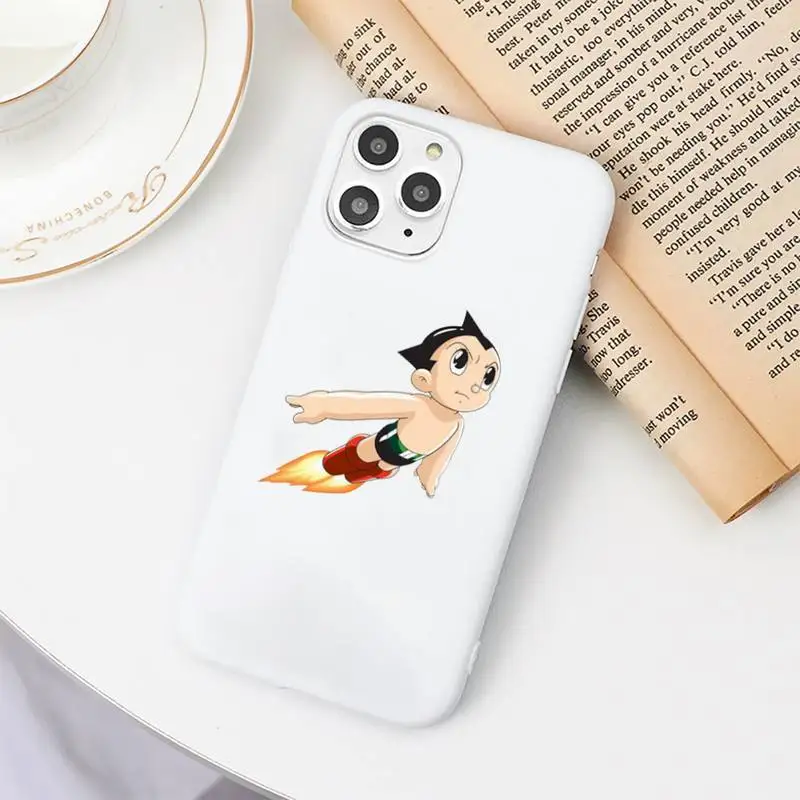 

Japanese anim Astro Boy Phone Case Candy Color for iPhone 11 12 mini pro XS MAX 8 7 6 6S Plus X SE 2020 XR