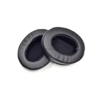 Almohadillas suaves Almohadillas para oreja de espuma de cuero para auriculares BRAINWAVZ HM5 para auriculares SHP9500 MDR V6 ZX