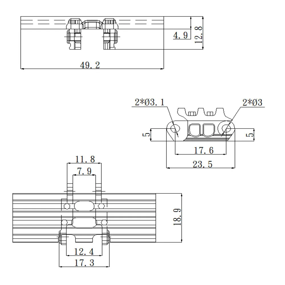 1/14 тракторный прицеп гусеничный башмак для гидравлического экскаватора с