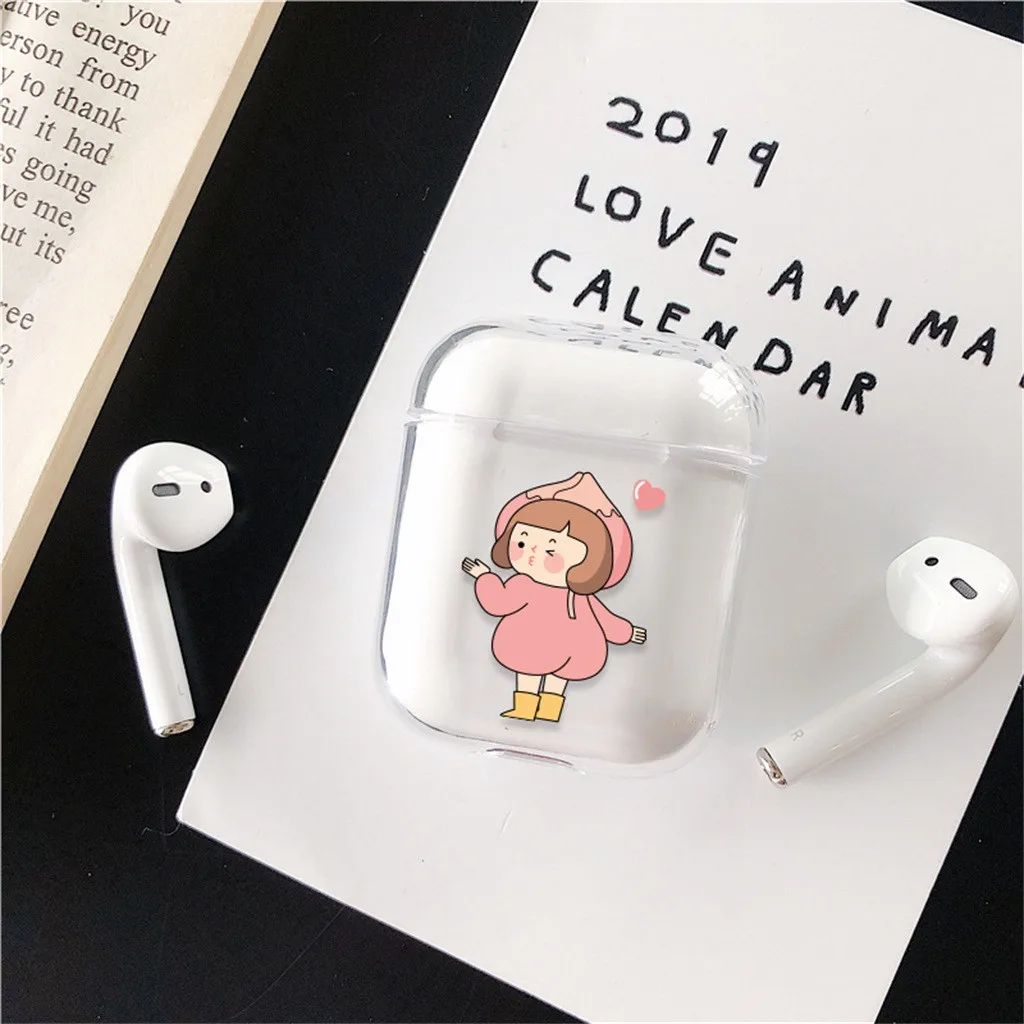 HIPERDEAL для Airpods наушники силиконовый кожаный чехол с брелок сумка кожа милый компьютер чехол Нижняя Зарядка дизайн