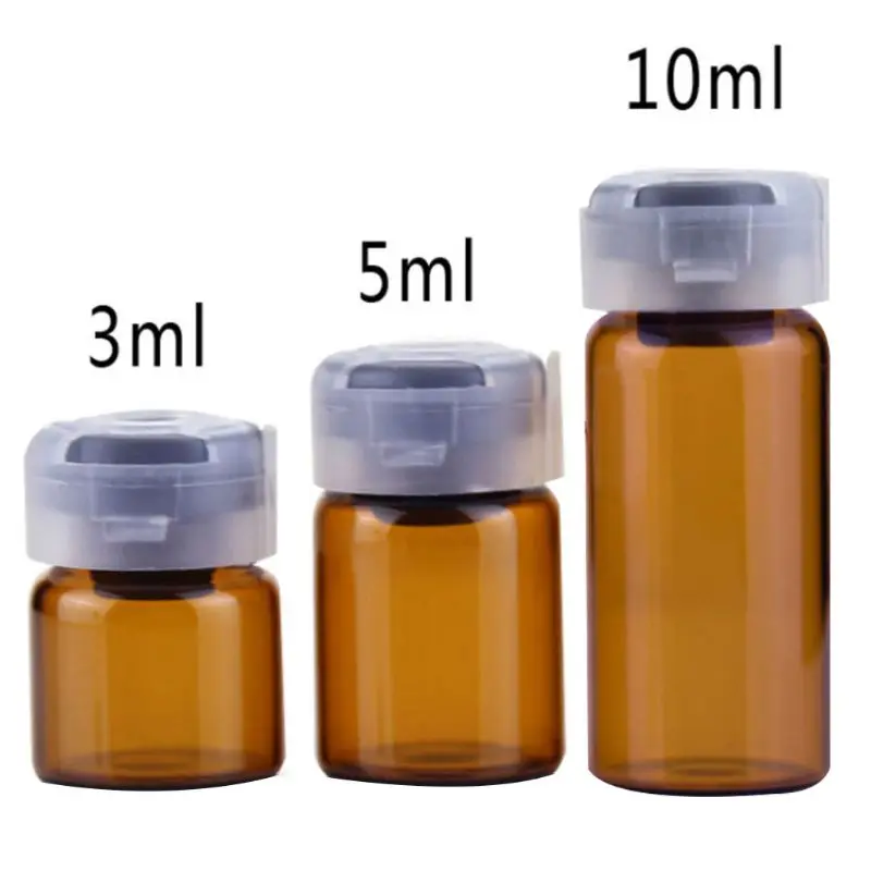 Пустой стерильный стеклянный контейнер для эфирного масла 3/5/10 мл | Красота и
