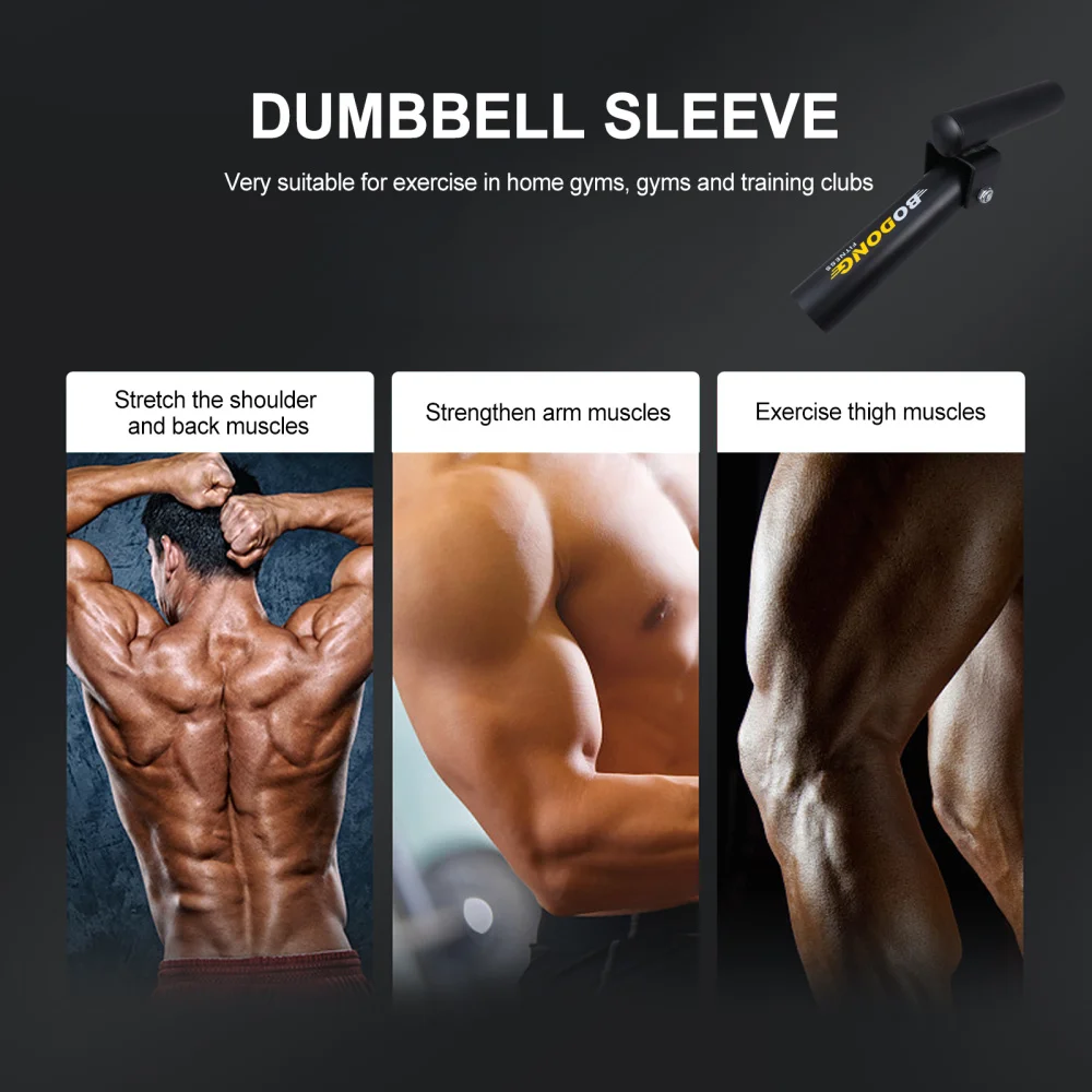 

1pc Barbell Attachment Sleeve Barbell Accessories Gym Fitness Equipment