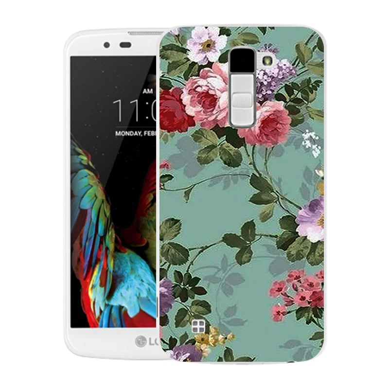 Мягкая Силиконовая обложка чехол для LG K10 LTE K420N K430 K430ds F670 телефона пейзаж Печатный