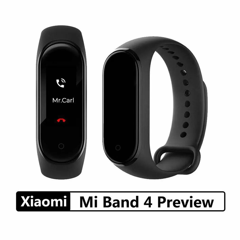 Xiaomi Mi Band 4 умный Браслет сенсорный цветной экран Smartband фитнес-шейкер Bluetooth Спорт