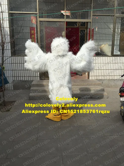 Белый костюм талисмана Птицы Пеликан Seabird для взрослых одежда с героями