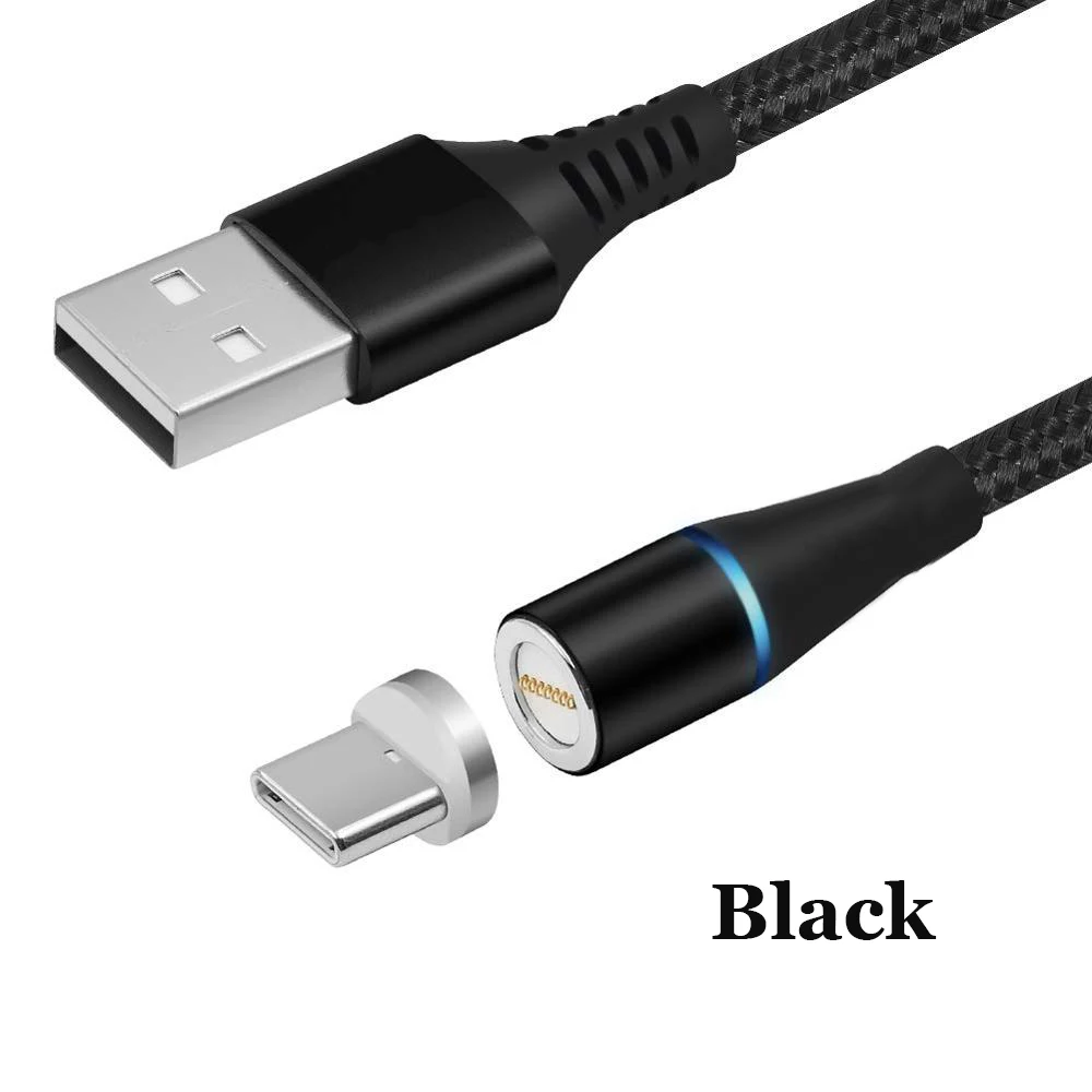 Магнитный кабель Micro USB Type-C 3A для быстрой зарядки и передачи данных | Мобильные