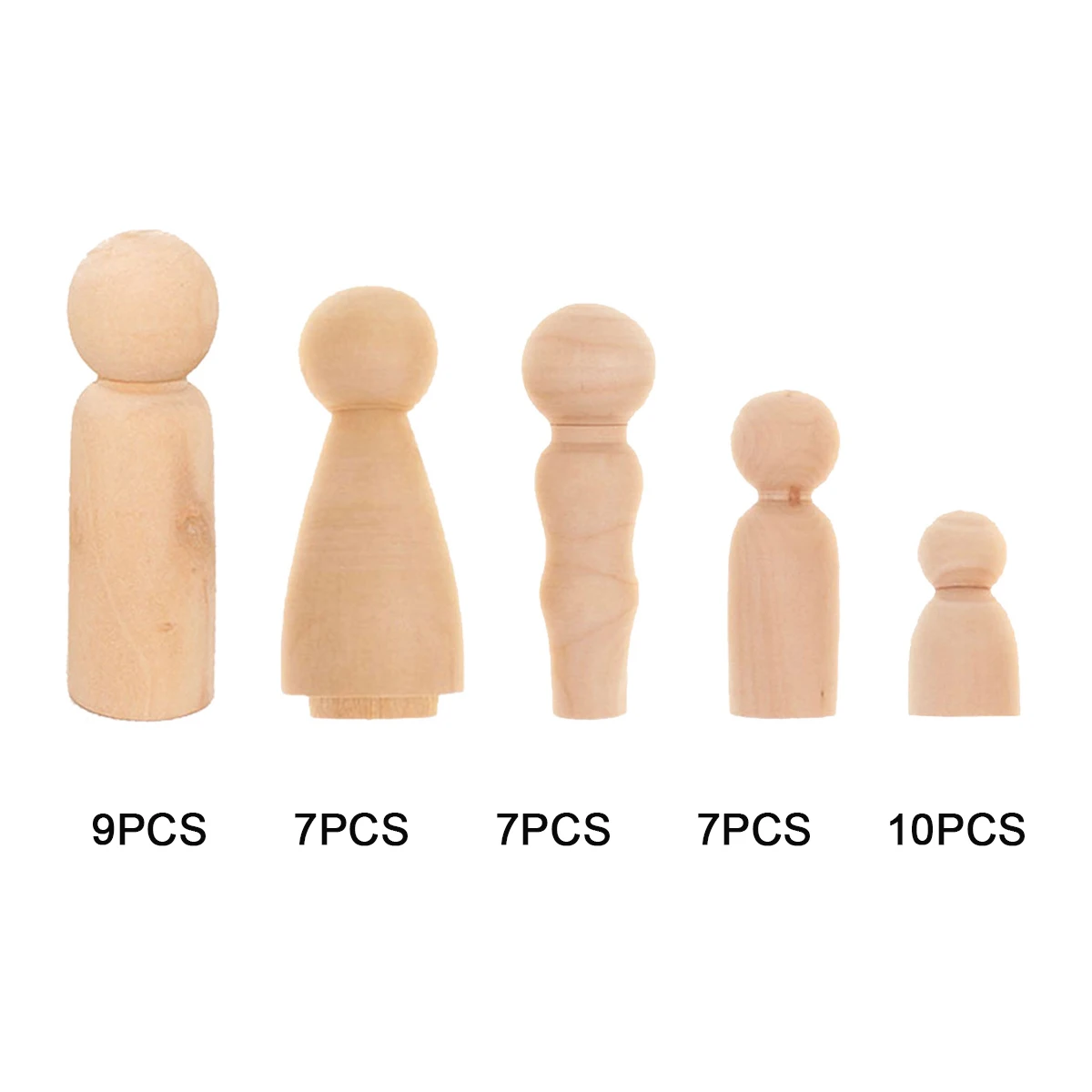 40 шт. деревянные кукольные колышки для детских кукол | Дом и сад