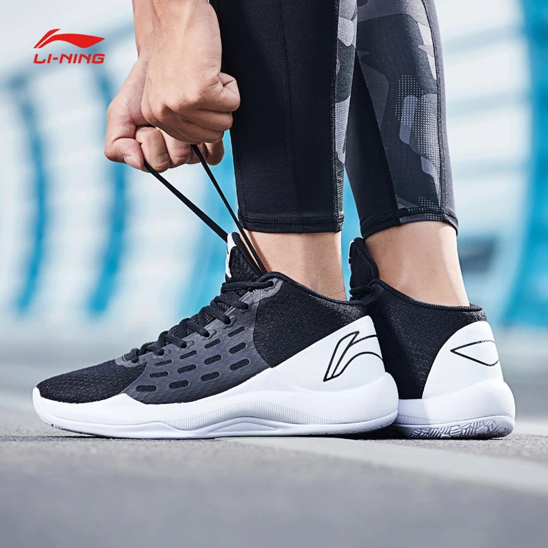 (Код Break) Li Ning мужские кроссовки для баскетбола и дышащая спортивная обувь ABPN009