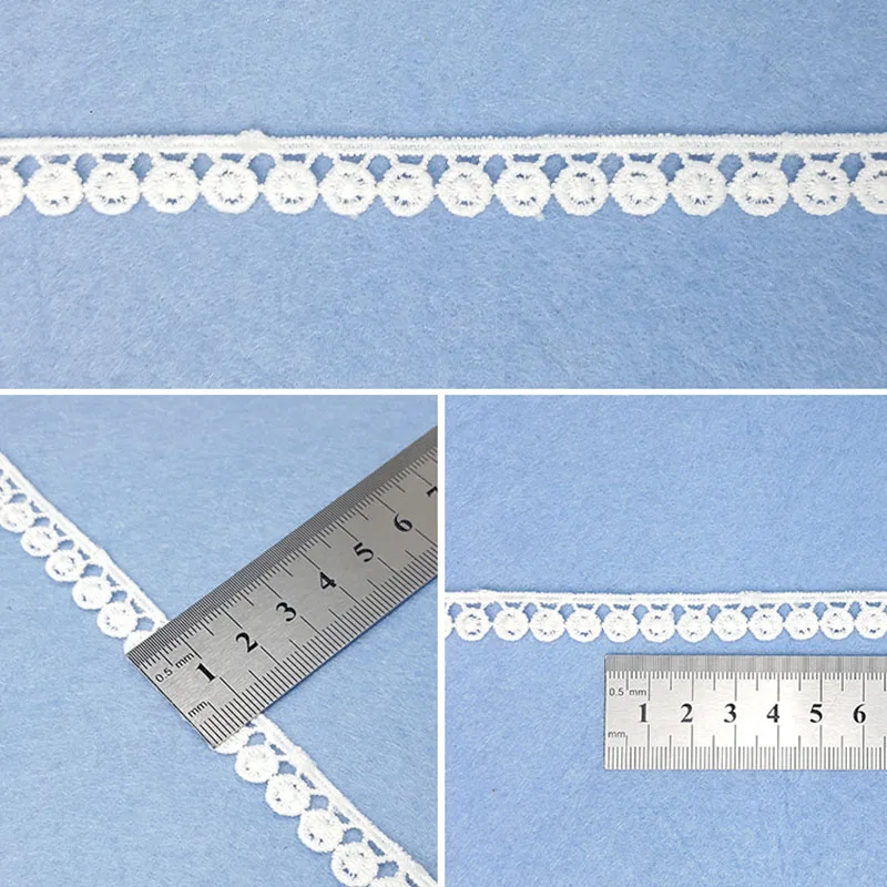 Тканая кружевная отделка DIY швейная занавеска Ремесло Украшение хлопковая