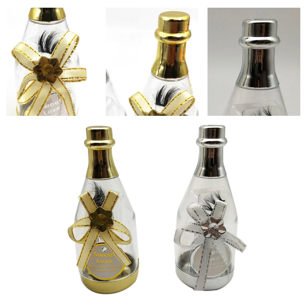 

5PCS New Wholesale False Eyelash Packaging Box Drift Bottle Eyelash Box Creative Makeup Empty Refillable Bottle