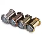 Домашняя безопасность, оптическое стекло с широким углом обзора 220 градусов, Женский козырек из меди, безопасный козырек для дома