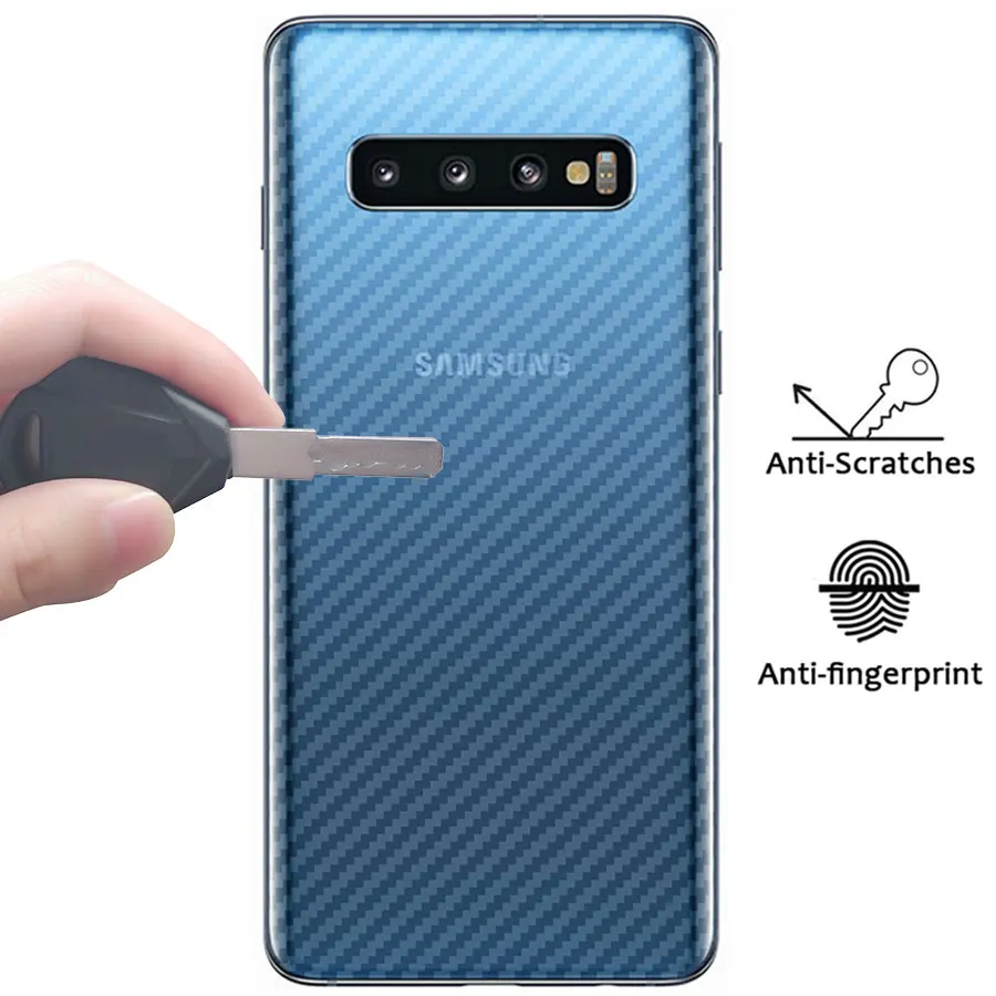5 шт./лот 3D углеродного волокна протектор экрана для Samsung Galaxy S10e S10 плюс S9 задняя