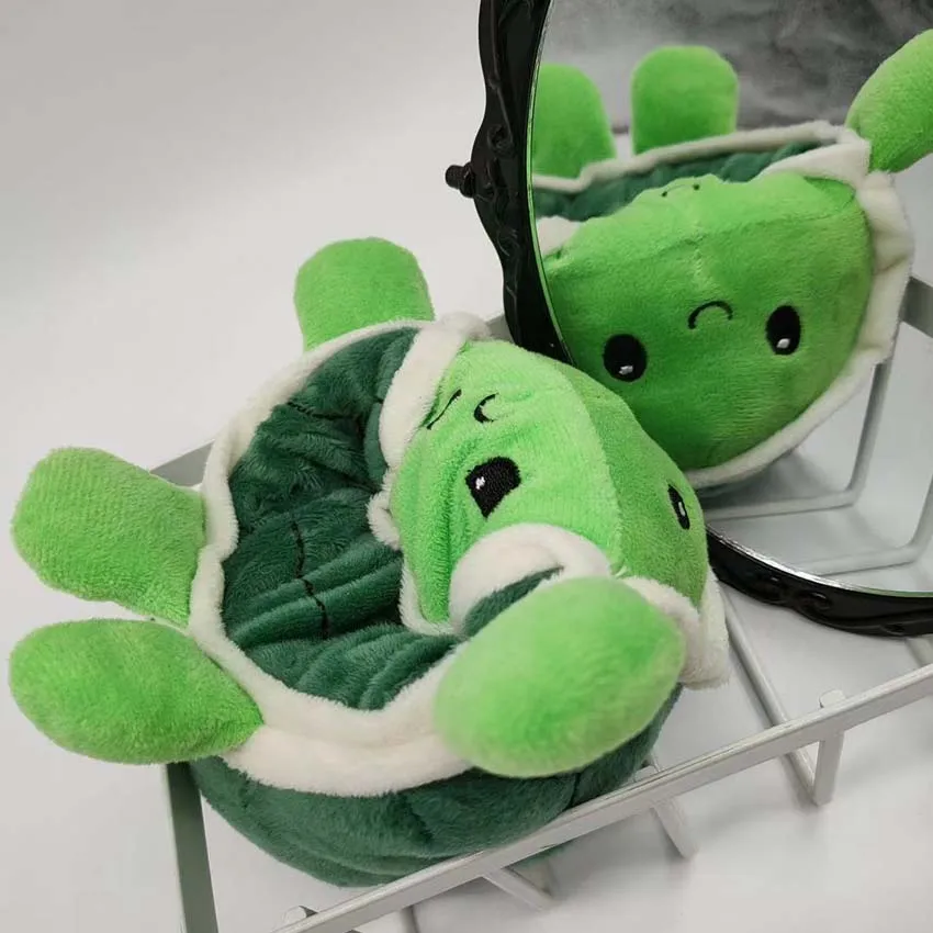 

Flip two-sided tortoise Plush Stuffed Doll Toy Different Sides To Show Different Moods turtle Soft Simulation Popular Plush Toy