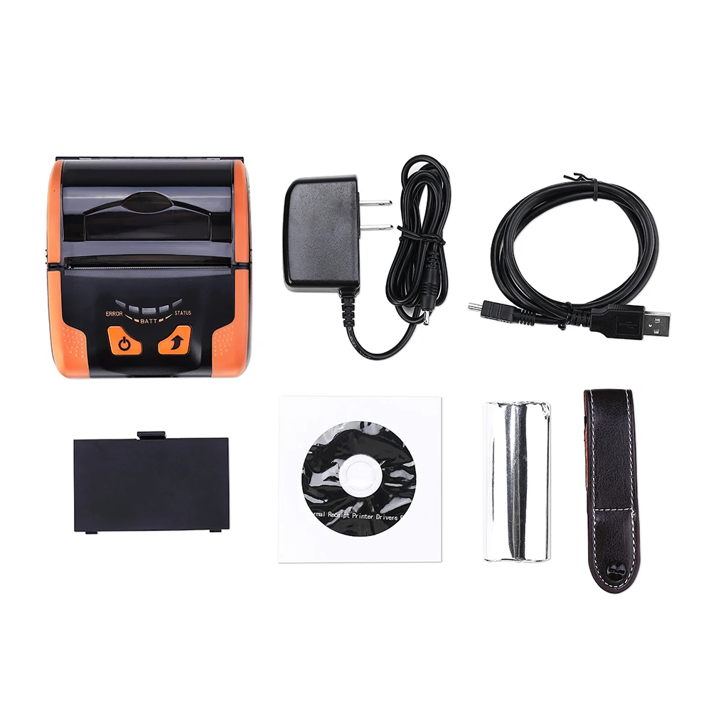 IssyzonePOS USB Bluetooth термопринтер 80 мм мобильный мини съемный аккумулятор портативный принтер поддержка PDF веб-Чековая печать