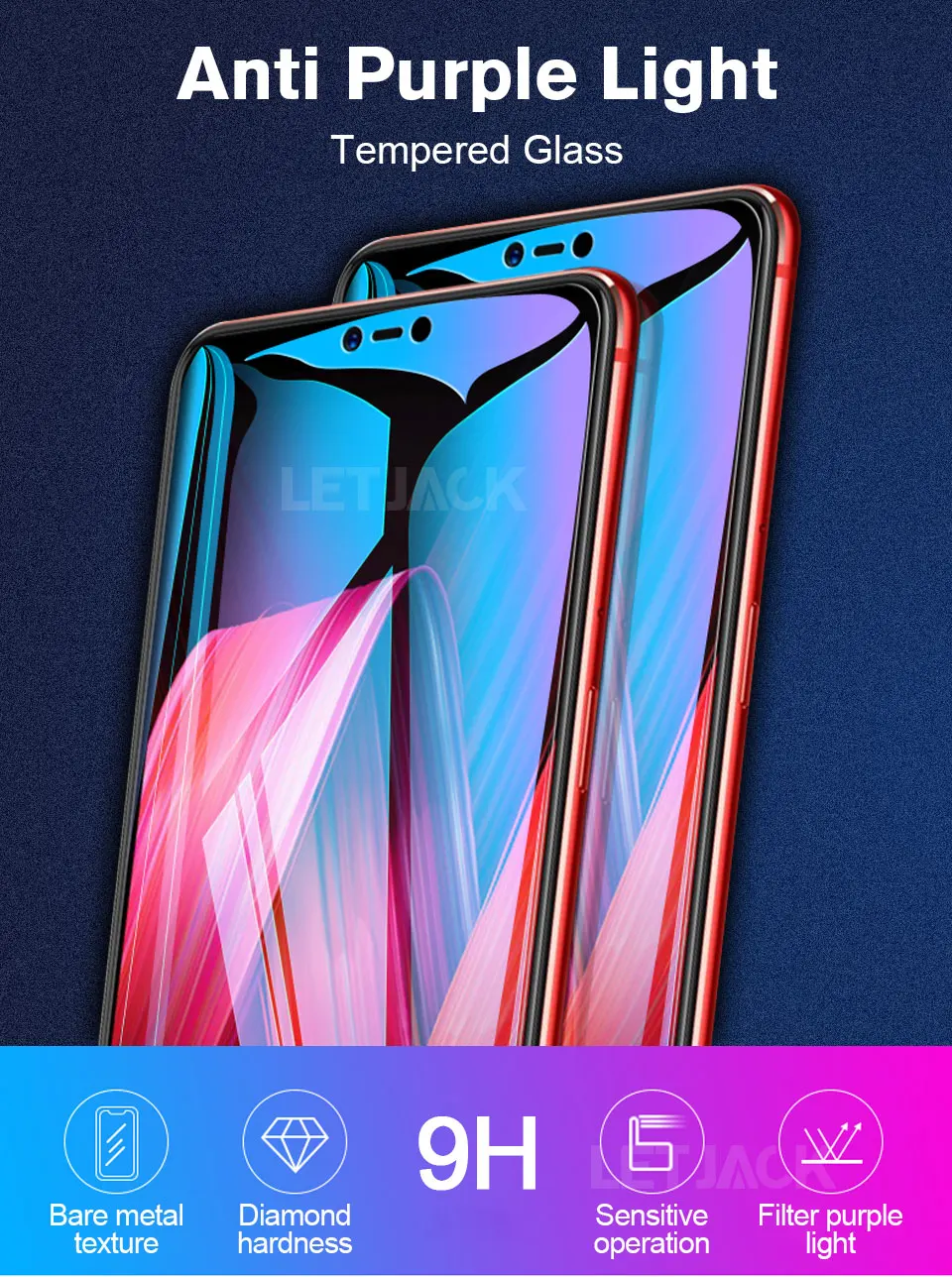 Полное покрытие анти фиолетовый свет закаленное стекло для OPPO F11 Pro R9 R9S R7s Plus Защитная пленка для экрана для Oppo Realme X 3 Pro стекло