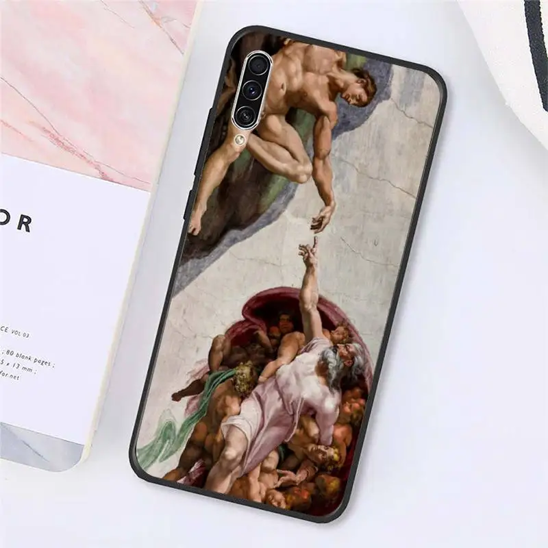 

Retro art Famous painting Phone Case For Samsung galaxy A S note 10 7 8 9 20 30 31 40 50 51 70 71 21 s ultra plus