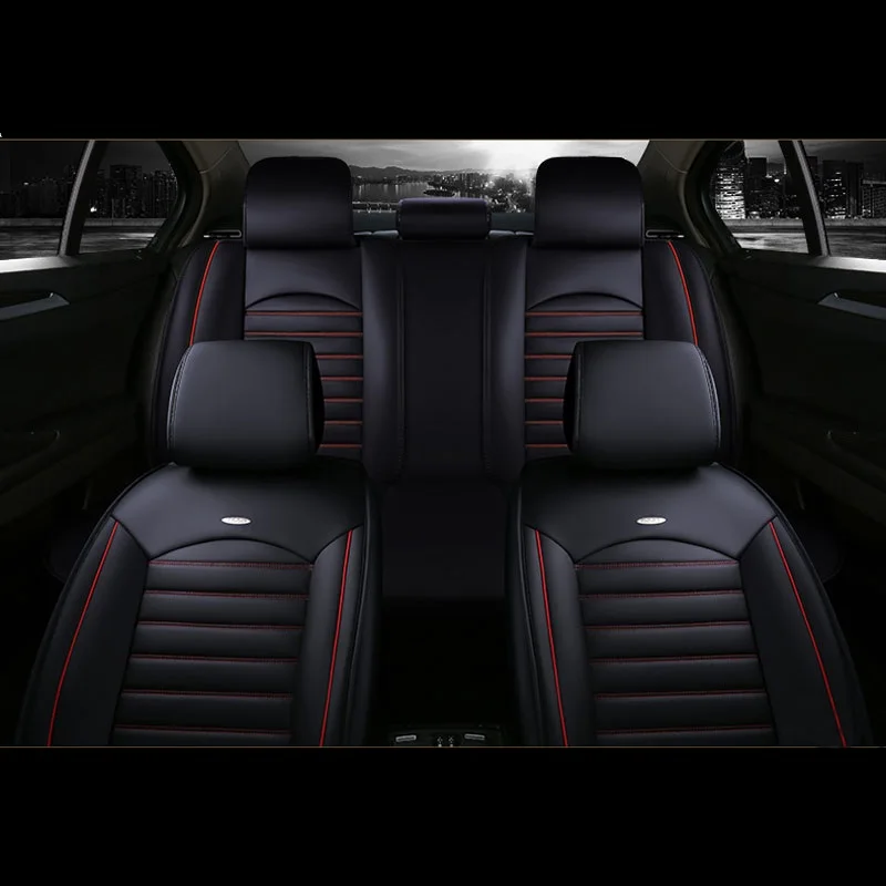 Чехол на сиденье автомобиля Кожаные чехлы сиденья для Kia K7 Kx5 mohas Niro Optima K5 Picanto Rio 3 K2