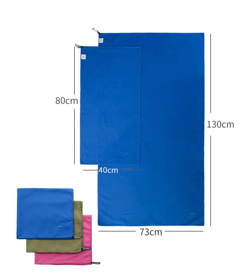 Naturehike микрофибра Swimmimg полотенце 3 цвета 80x40 см 130x73 см ультралегкое Впитывающее Воду быстросохнущее банное полотенце