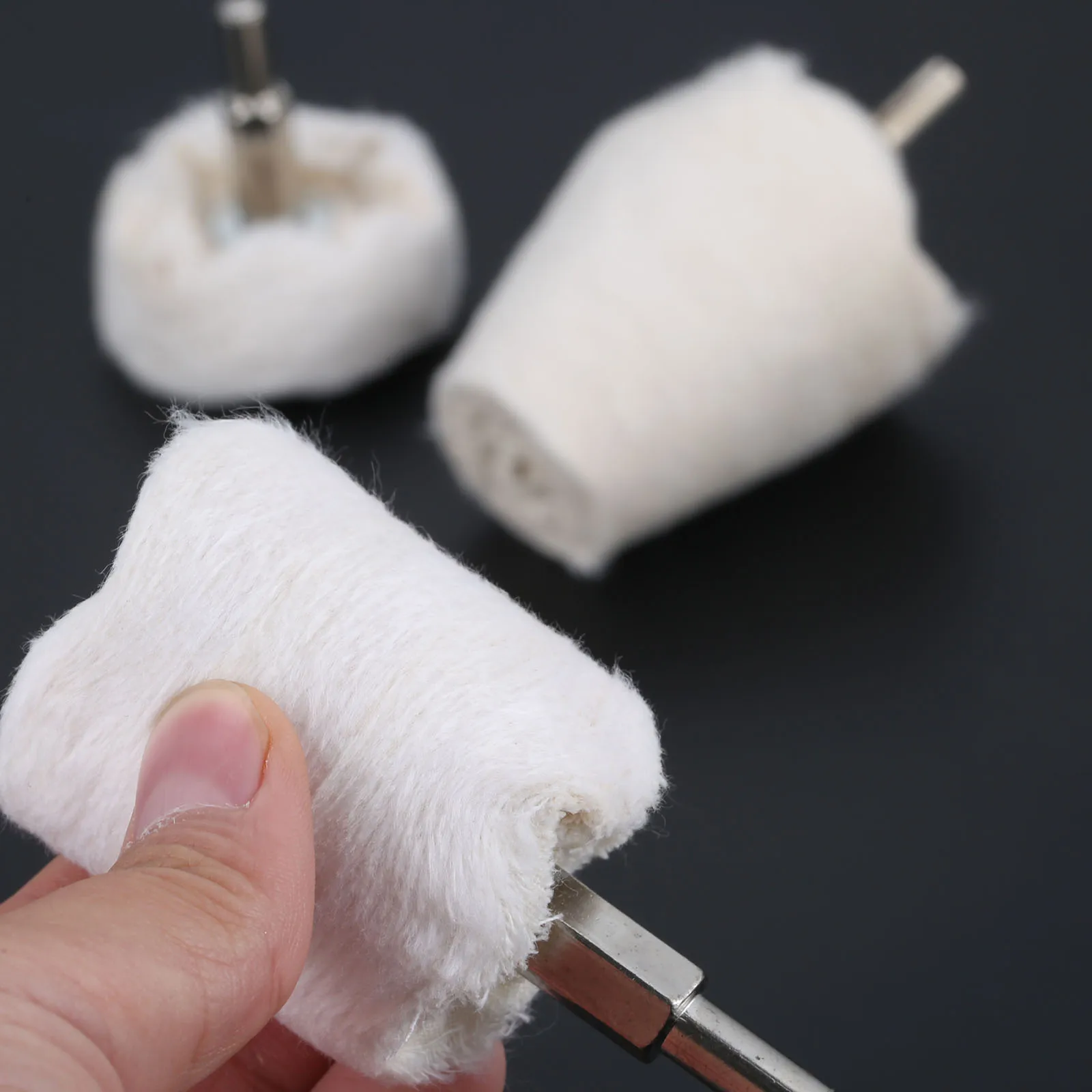 

5pcs Buffing Pad Polishing Mop Wheel Drill Kit for Metal Aluminum Chrome Car Buffer Polisher Drill