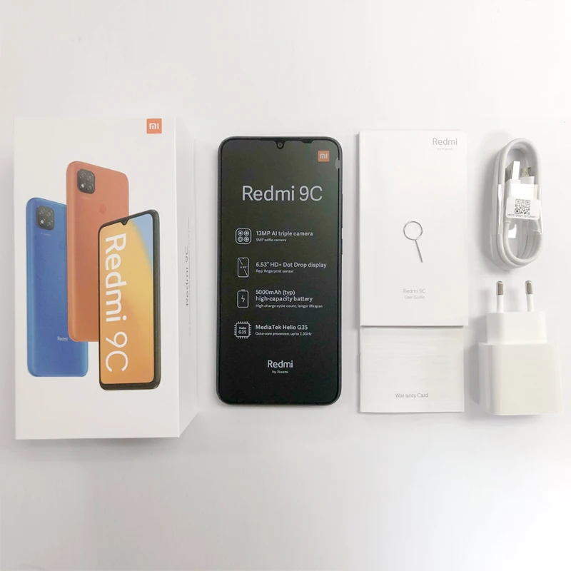 Глобальная версия Xiaomi Redmi 9C мобильный телефон 2 Гб ОЗУ 32 ПЗУ MediaTek Helio G35 6 53 &quot5000 мАч