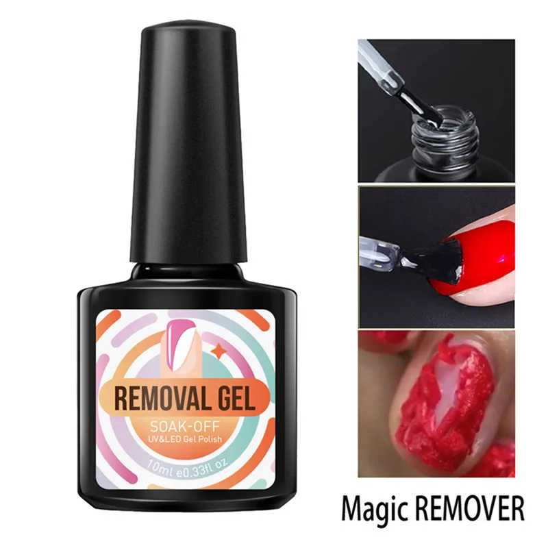 Волшебное средство для удаления лака ногтей гель с нулевым повреждением