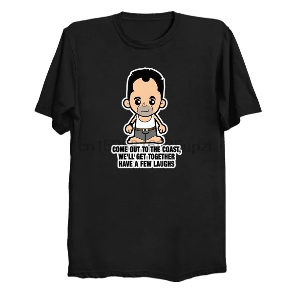 Футболка с коротким рукавом для мужчин и женщин Lil John McClane|Мужские футболки| |