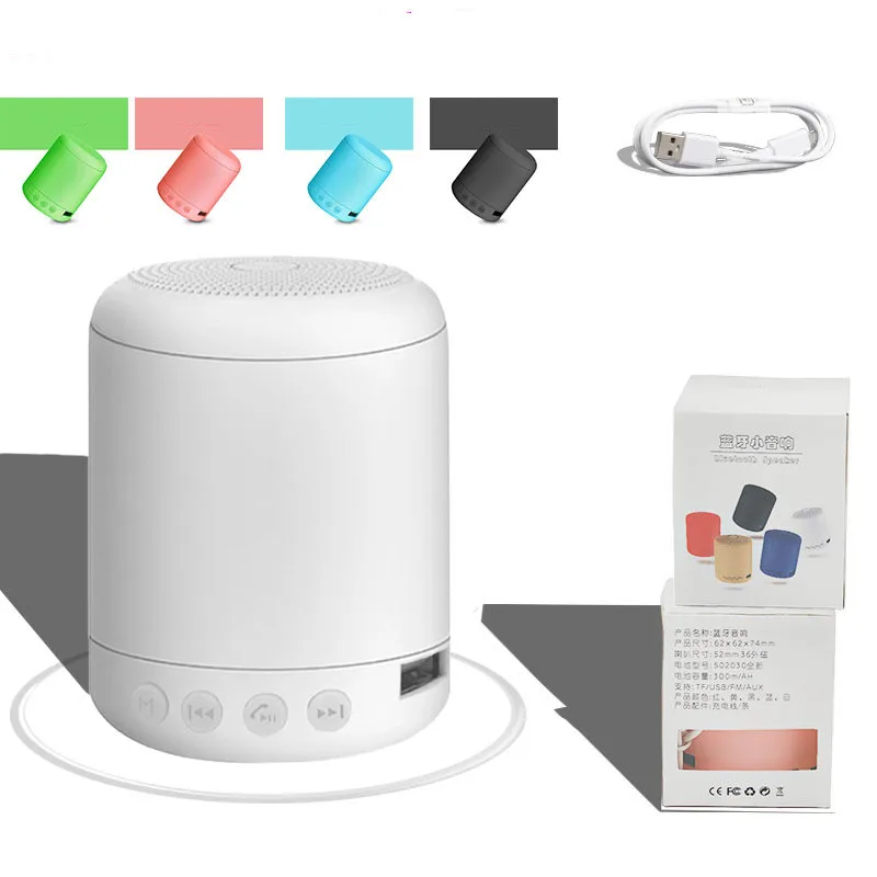 Macaron Мини Bluetooth аудио телефон компьютер ноутбук сабвуфер Беспроводная Usb карта