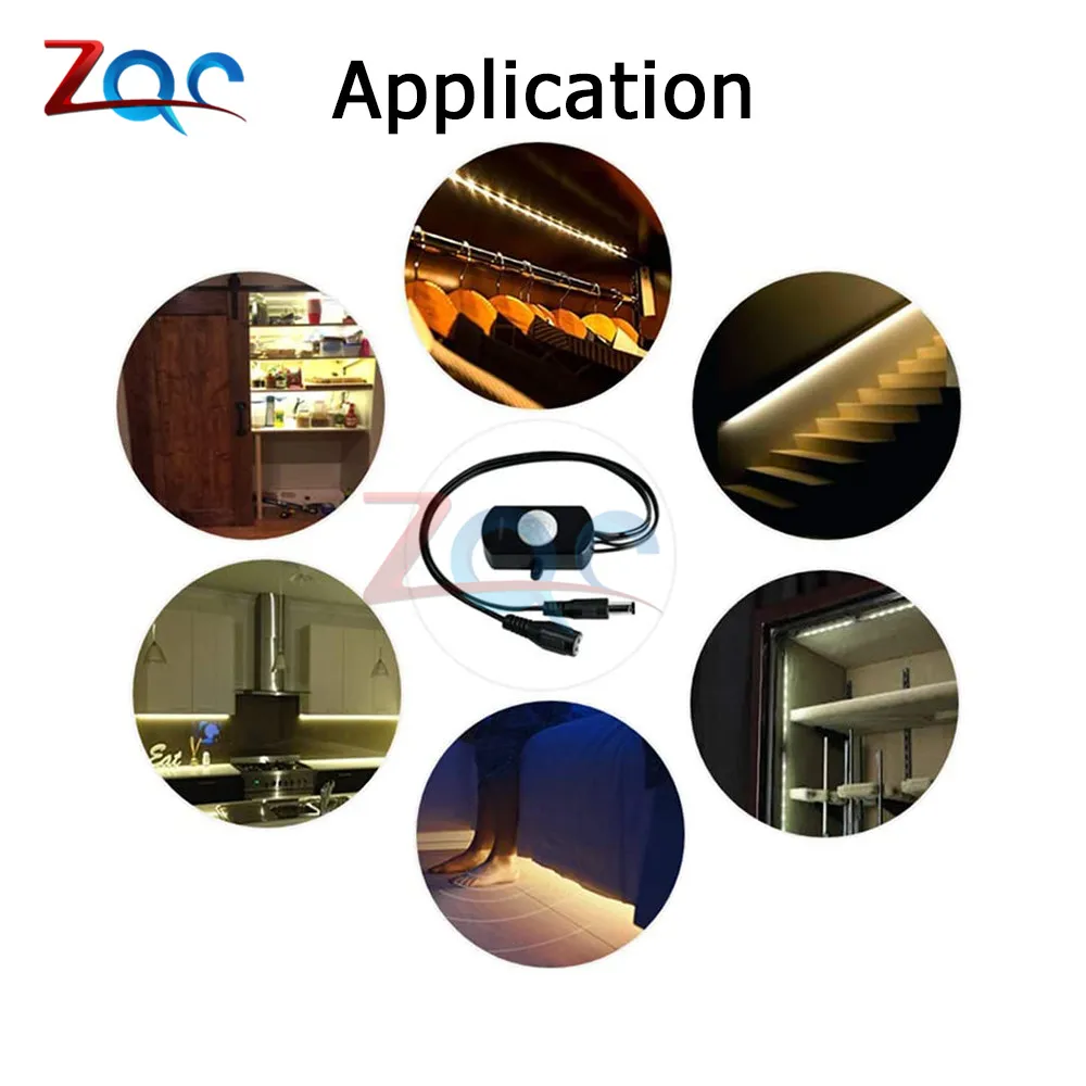 Миниатюрный переключатель с пассивным ИК датчиком движения 5 24 В постоянного