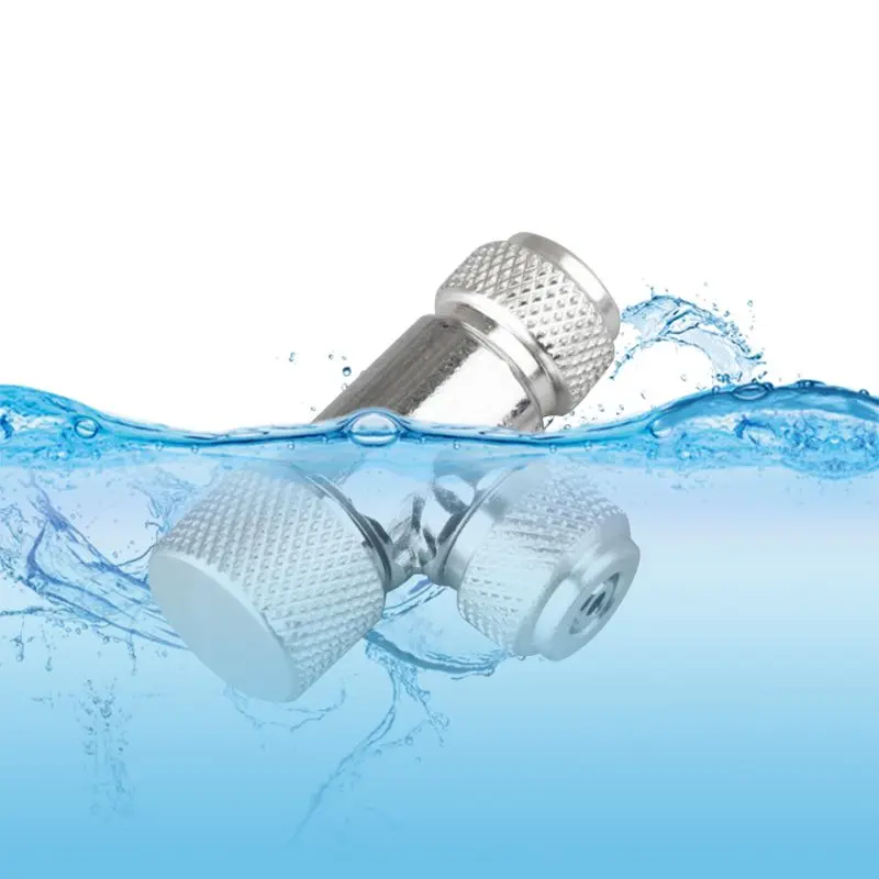 Аквариумные растения CO2 Регулятор точный игольчатый клапан Регулировка счетчик