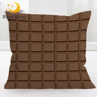 blessliving%c2%a0chocolate bar%c2%a0cushion cover funny%c2%a0pillow cover 3d realistic giant chocolate%c2%a0pillow case for boys girls home decor