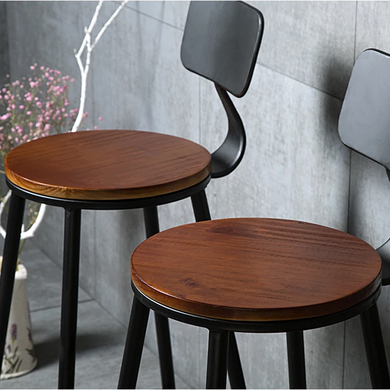 Под любую индивидуальную тематику Кожаный цветной высокий барный стул табурет