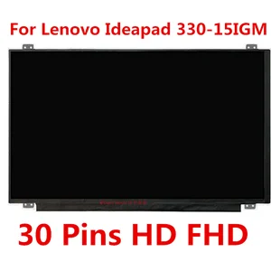 15 6 laptop matrix for lenovo ideapad 330 15igm 81d1 81fn lcd screen 30 pins hd fhd full hd panel for lenovo 330 15igm 330 15 free global shipping