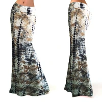 womens maxi summer long skirt casual pencil skirts retro boho tribal floral beach skirt