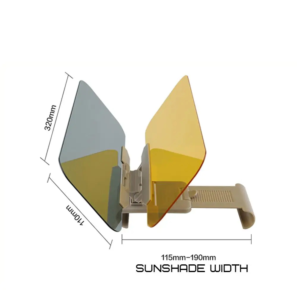 2 в 1 автомобильный солнцезащитный козырек против солнечного света ослепительное