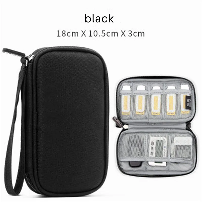 Портативный мини Usb флэш-накопитель сумка U ЩИТ защитный чехол таймер power Bank сумка для хранения цифровой кабель Шнур питания Органайзер
