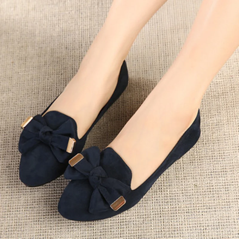 Женская обувь с бантом на плоской подошве леопардовым принтом | Обувь