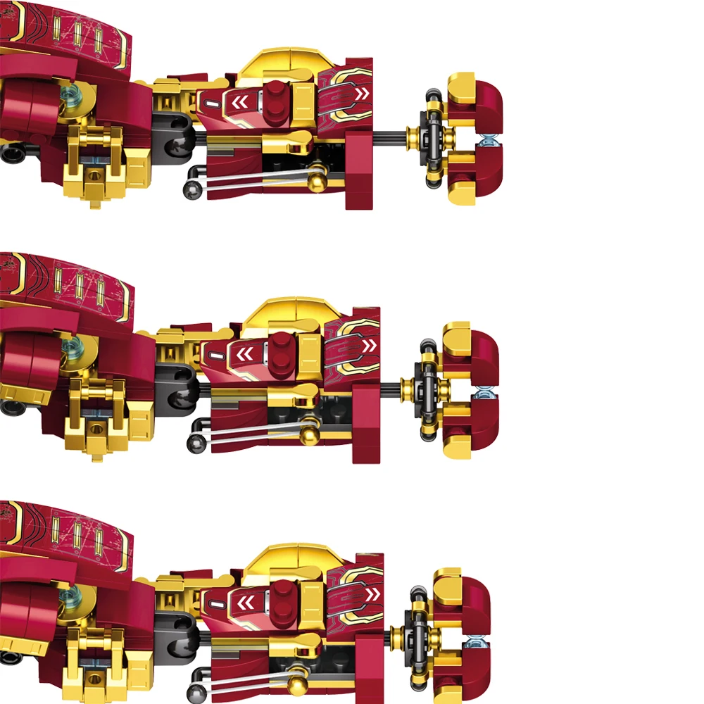 Халкбастер Железного человека военные машины строительные блоки Супер герои