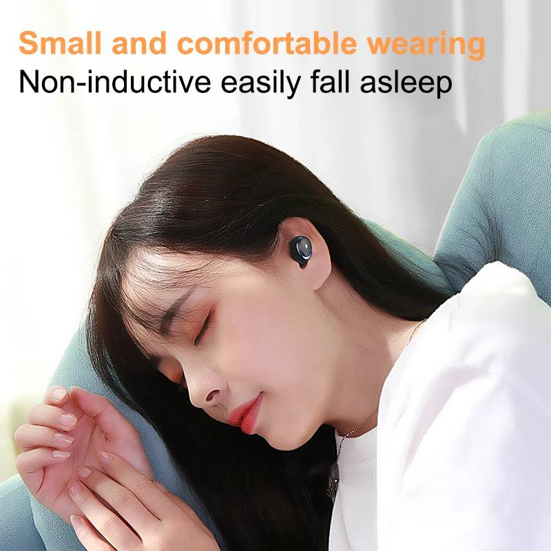 Bluetooth 5.0 Stereo Wireless Earbuds Mini Touch Control Earphones Headset With 2500mah Power Bank display Headphone | Электроника