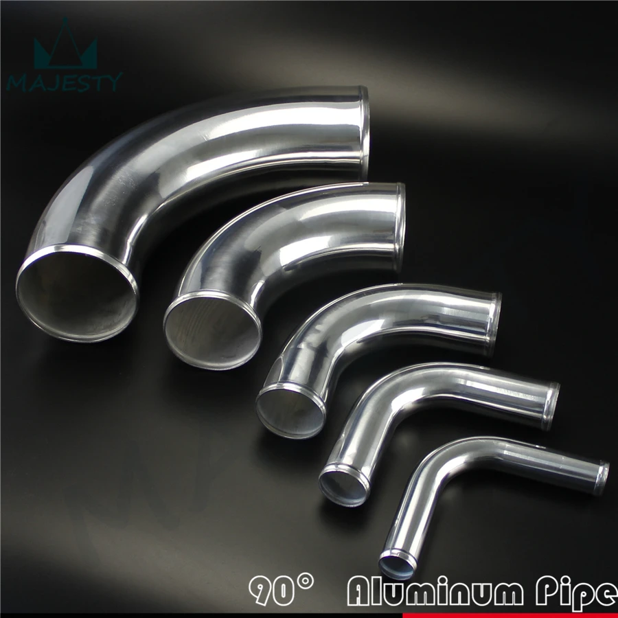 Алюминиевый шланг 76 мм 3 0 дюйма 90 градусов турбо интеркулер труба Трубопровод