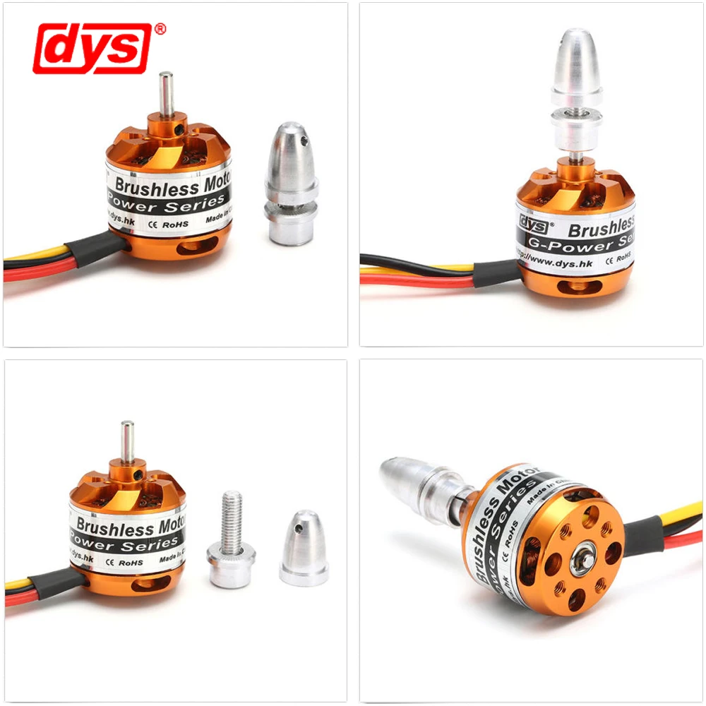 DYS D2826 930KV 1000KV 1400KV 2200KV 2 3S 3 175mm вал бесщеточный двигатель для радиоуправляемого