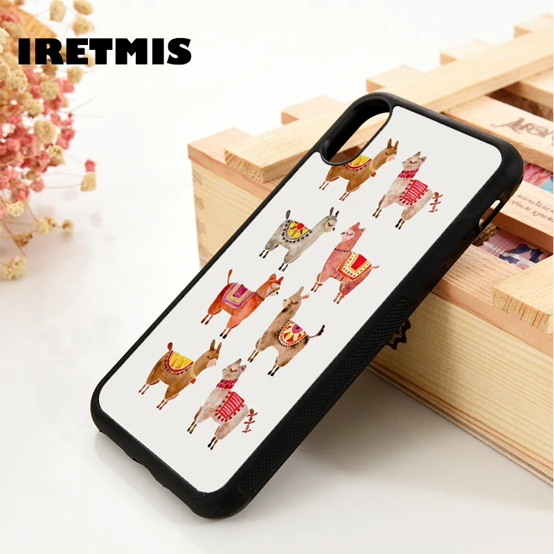 Iretmis 5 5S SE 6 6S Мягкий ТПУ силиконовый резиновый чехол для телефона iPhone 7 8 plus X Xs 11 Pro Max