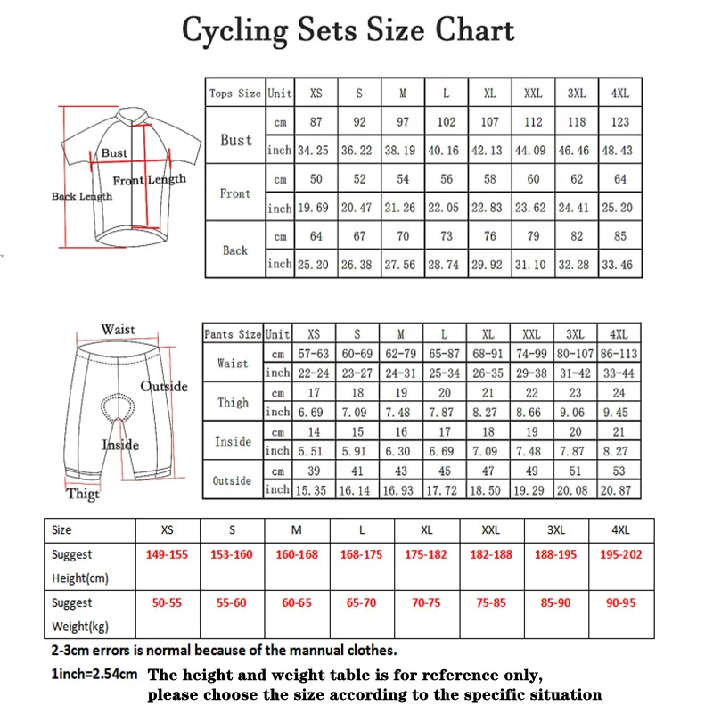 

2020 Cycling Jersey Pro Team Cycling Clothing Suits MTB Bib Shorts Set Men Bike Ciclismo Triathlon